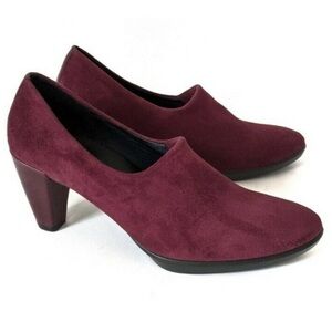 Ecco Shape 55 Plateau Shootie Heels Ankle Boots